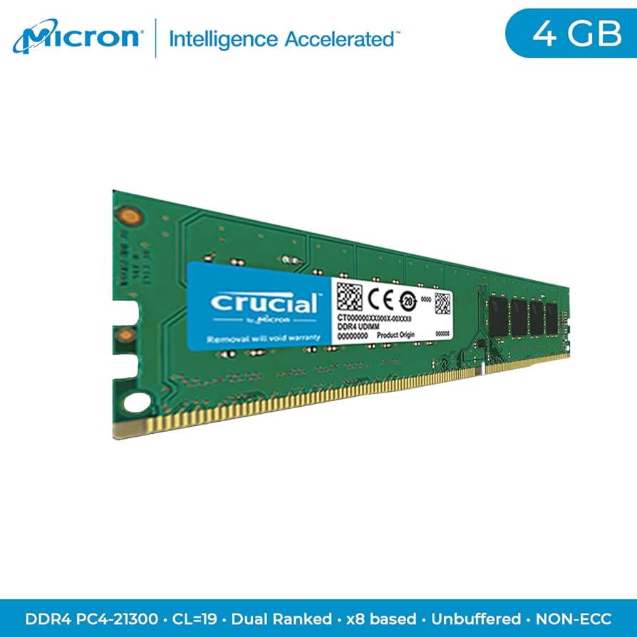 Crucial Technology 103486 1GB 400Mhz PC3200 DDR RAM